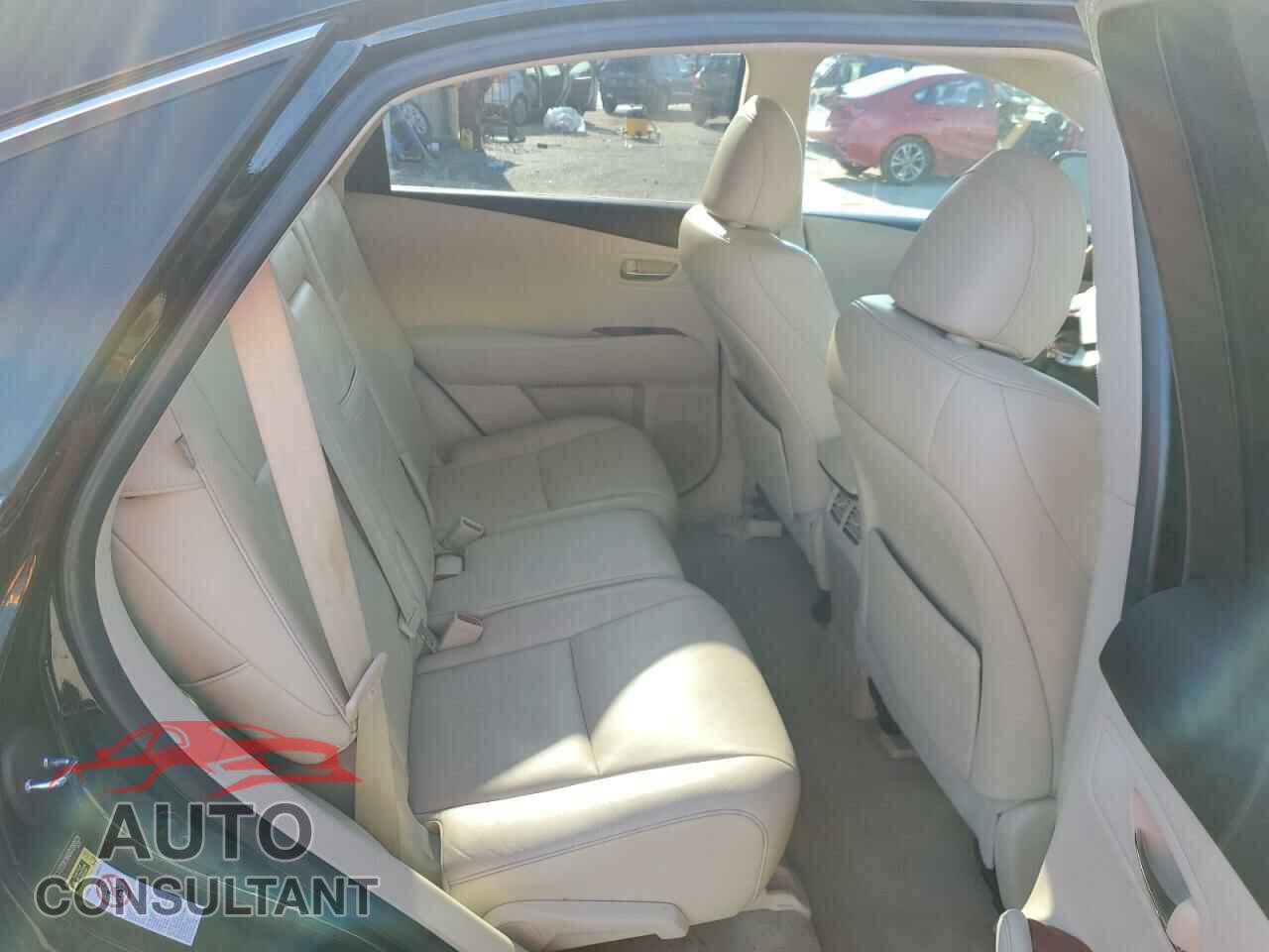 LEXUS RX350 2012 - 2T2ZK1BA3CC080039