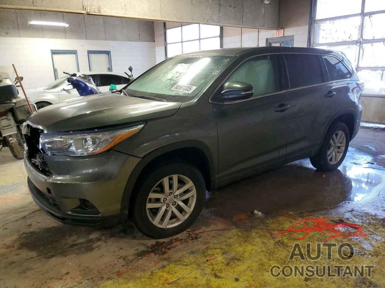 TOYOTA HIGHLANDER 2015 - 5TDZARFH4FS010445