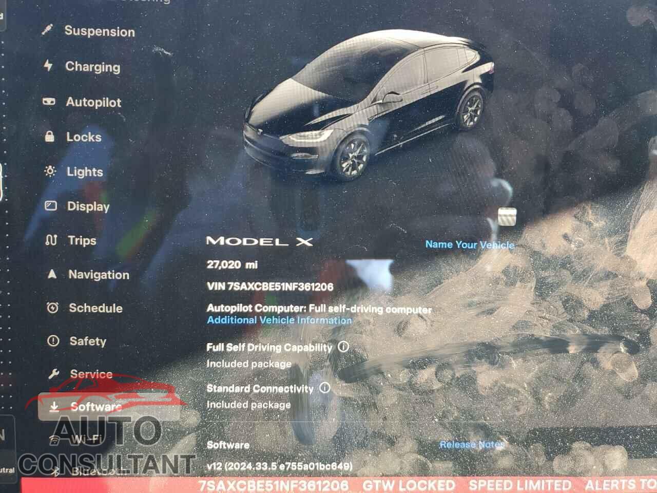 TESLA MODEL X 2022 - 7SAXCBE51NF361206
