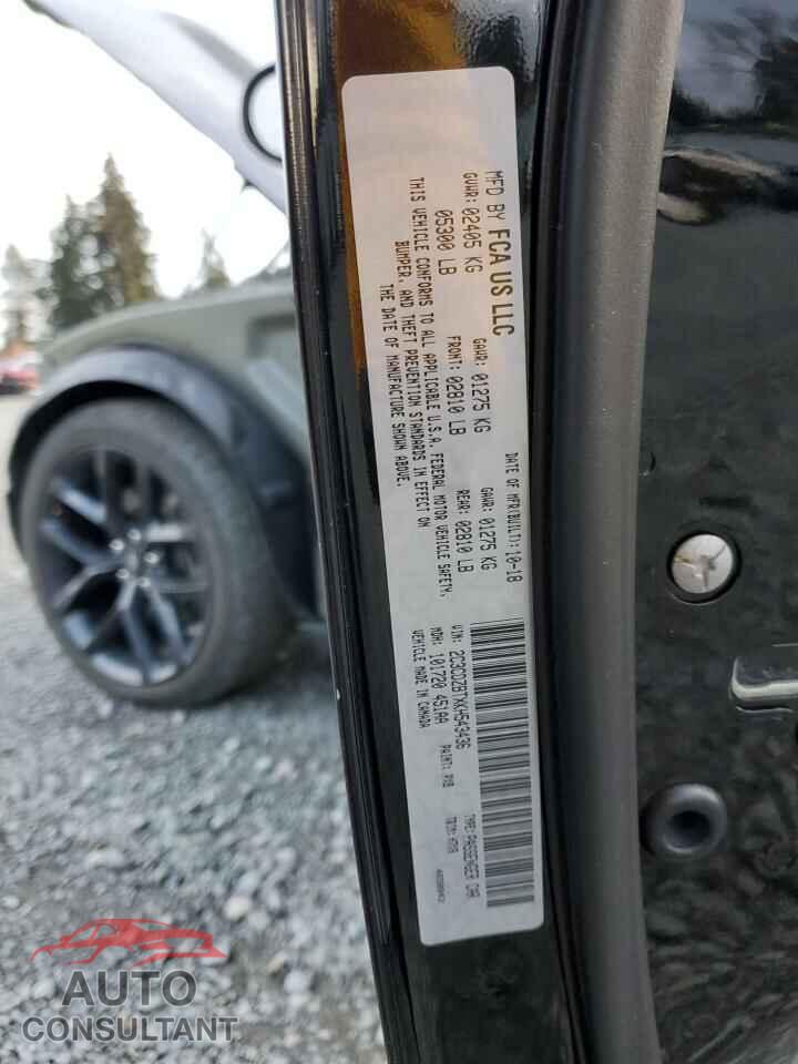DODGE CHALLENGER 2019 - 2C3CDZBTXKH543436