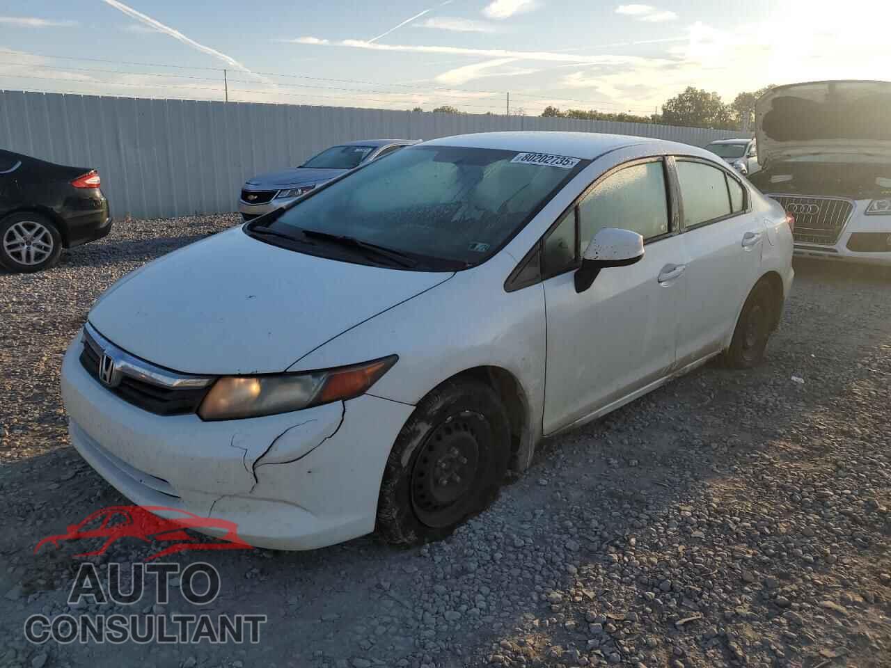 HONDA CIVIC 2012 - 19XFB2F50CE384747