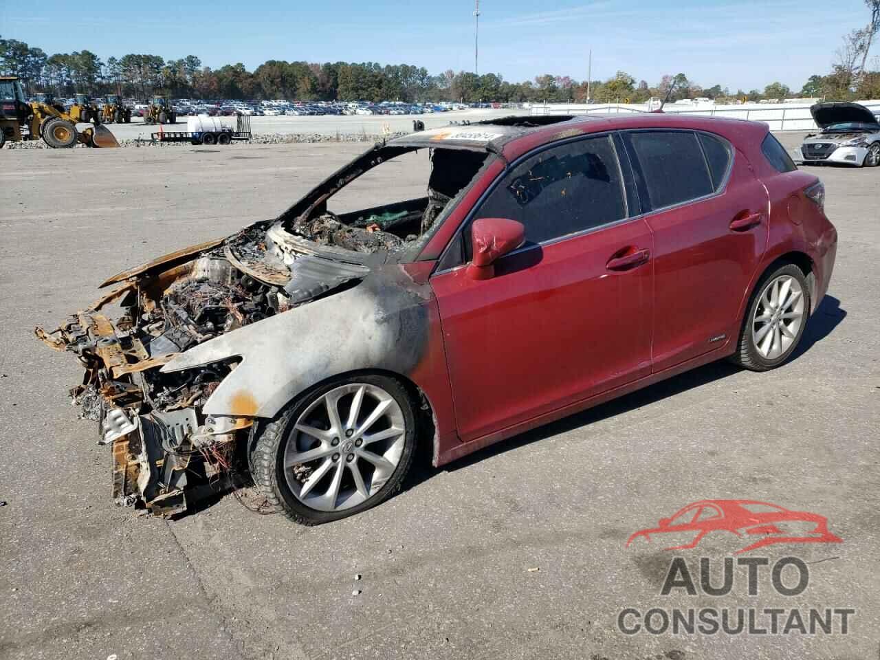 LEXUS CT 200 2012 - JTHKD5BH9C2088258