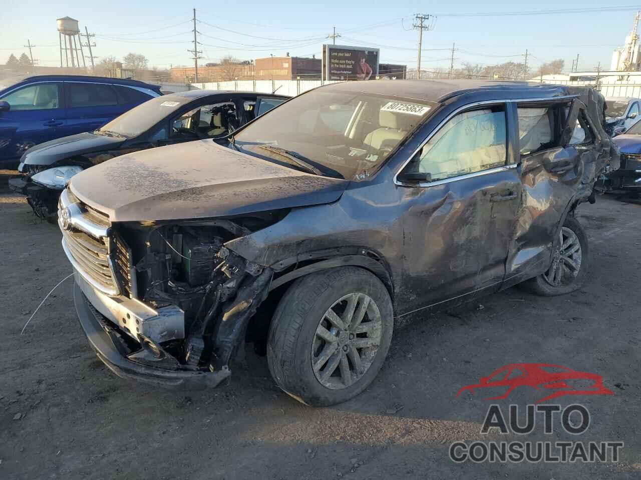 TOYOTA HIGHLANDER 2016 - 5TDBKRFH7GS317656