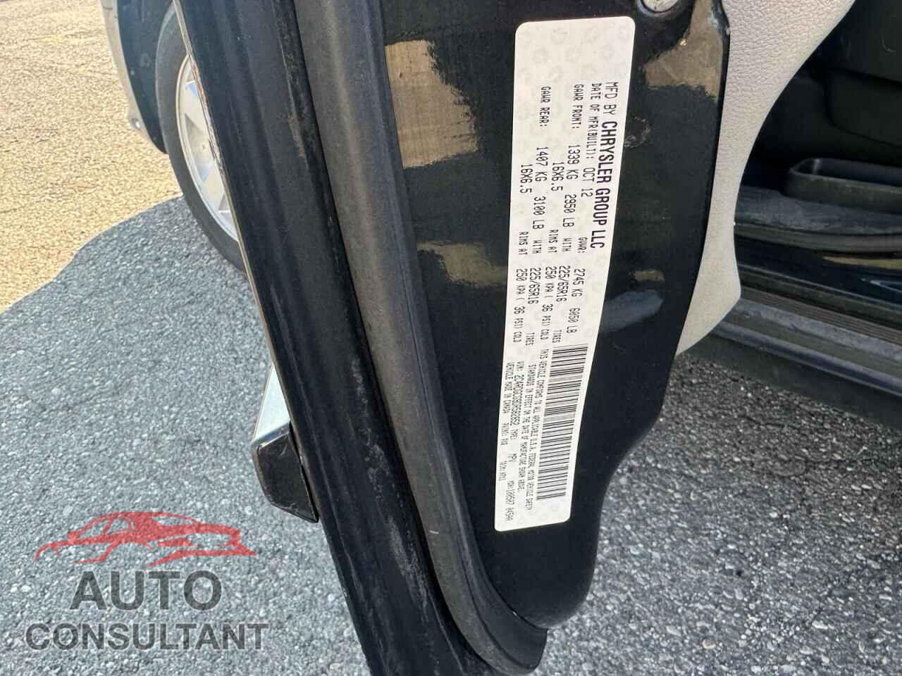DODGE CARAVAN 2013 - 2C4RDGCG9DR582852