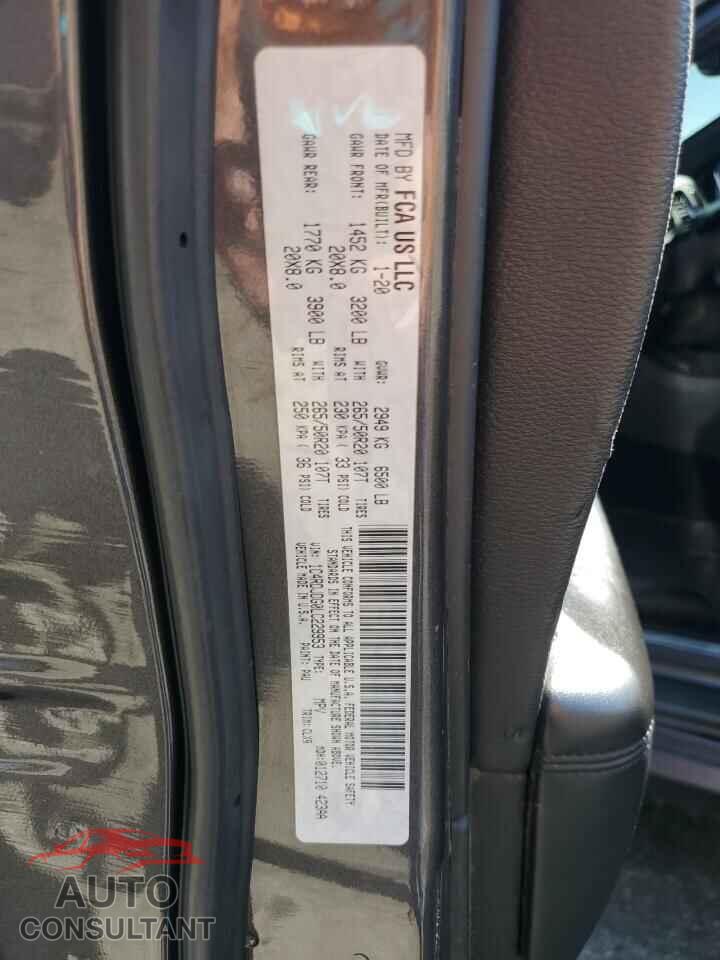 DODGE DURANGO 2020 - 1C4RDJDG0LC229953