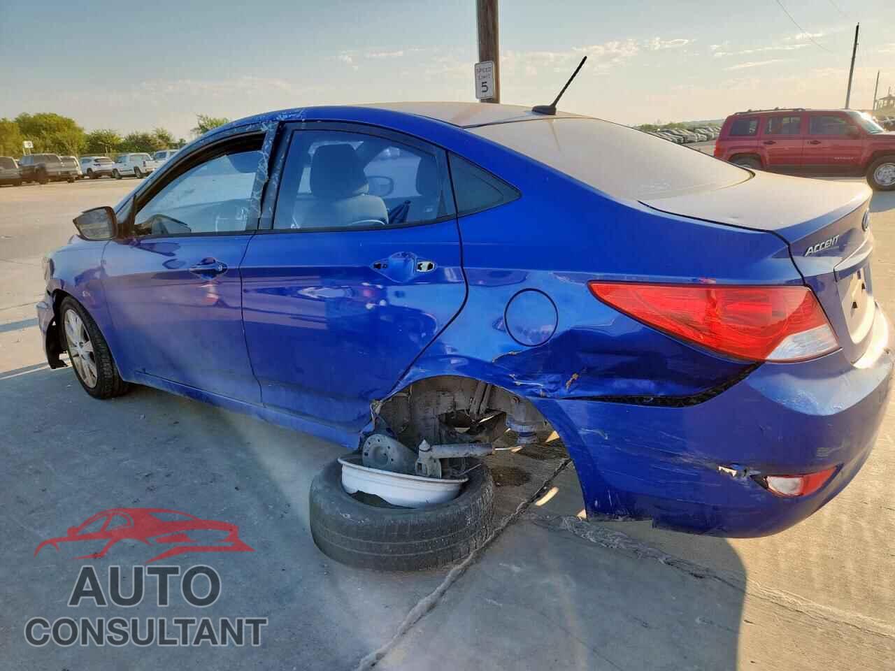 HYUNDAI ACCENT 2013 - KMHCU4AE9DU278523