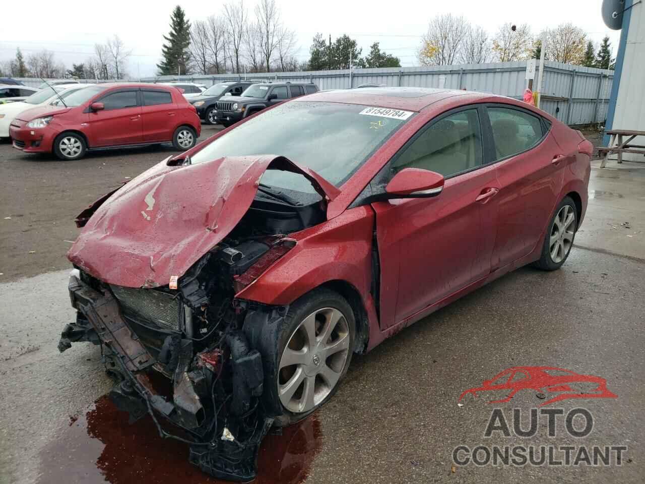 HYUNDAI ELANTRA 2011 - 5NPDH4AE9BH014044