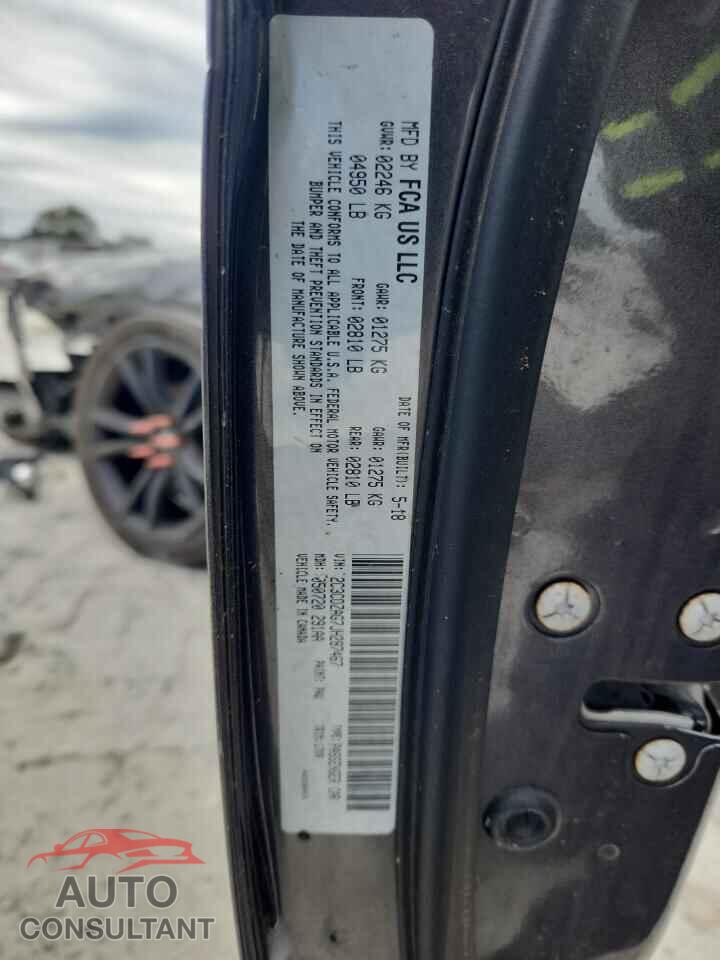 DODGE CHALLENGER 2018 - 2C3CDZAG7JH287467