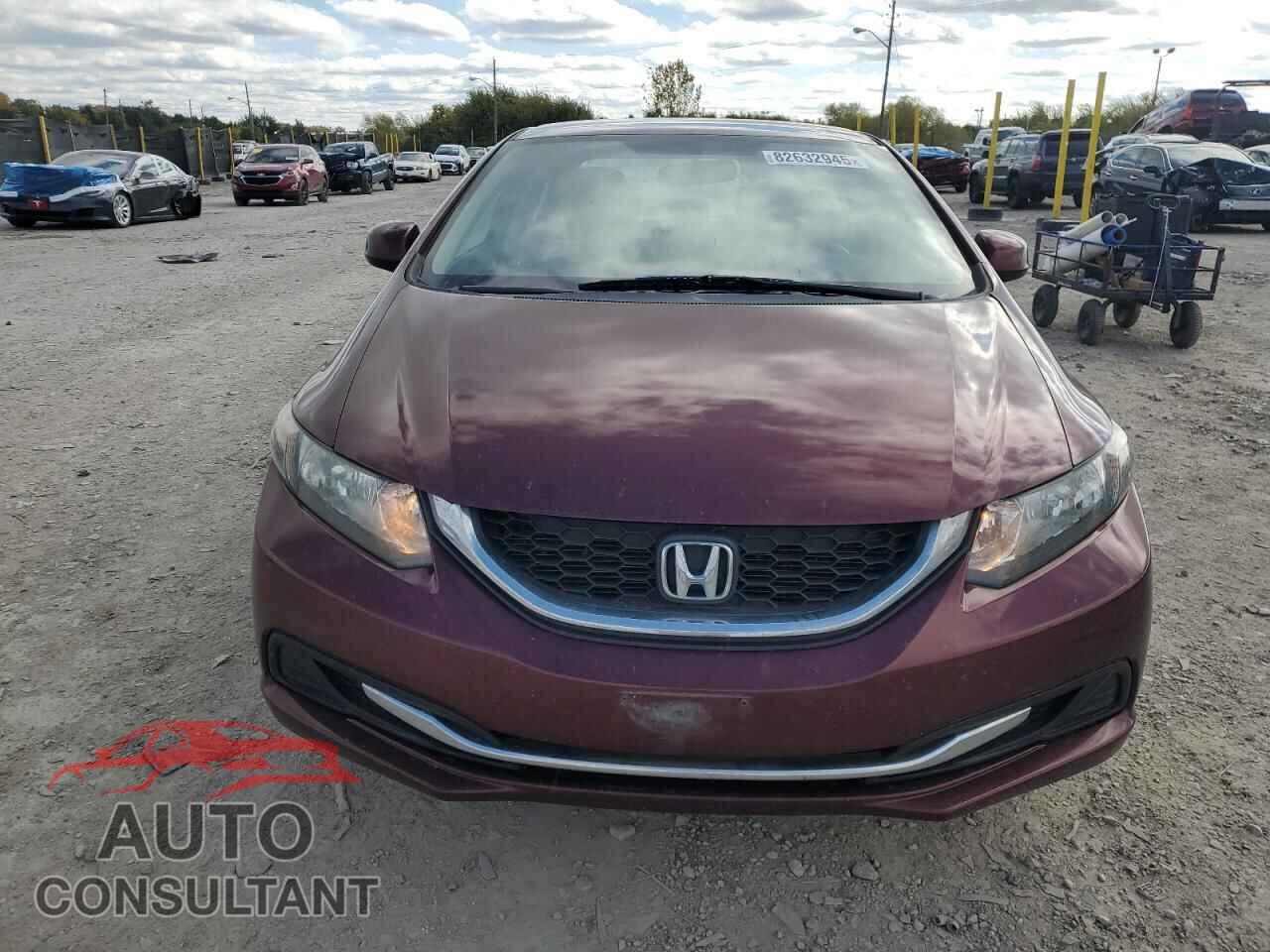 HONDA CIVIC 2013 - 19XFB2F55DE224428
