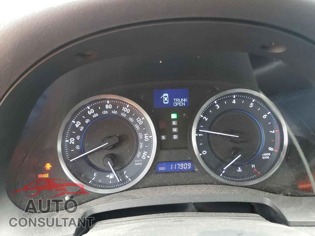 LEXUS IS 2011 - JTHBE5C29B5026220
