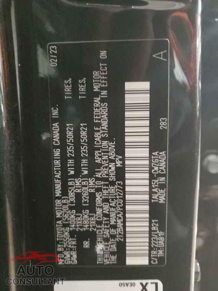 LEXUS RX350 2023 - 2T2BAMCA7PC012773