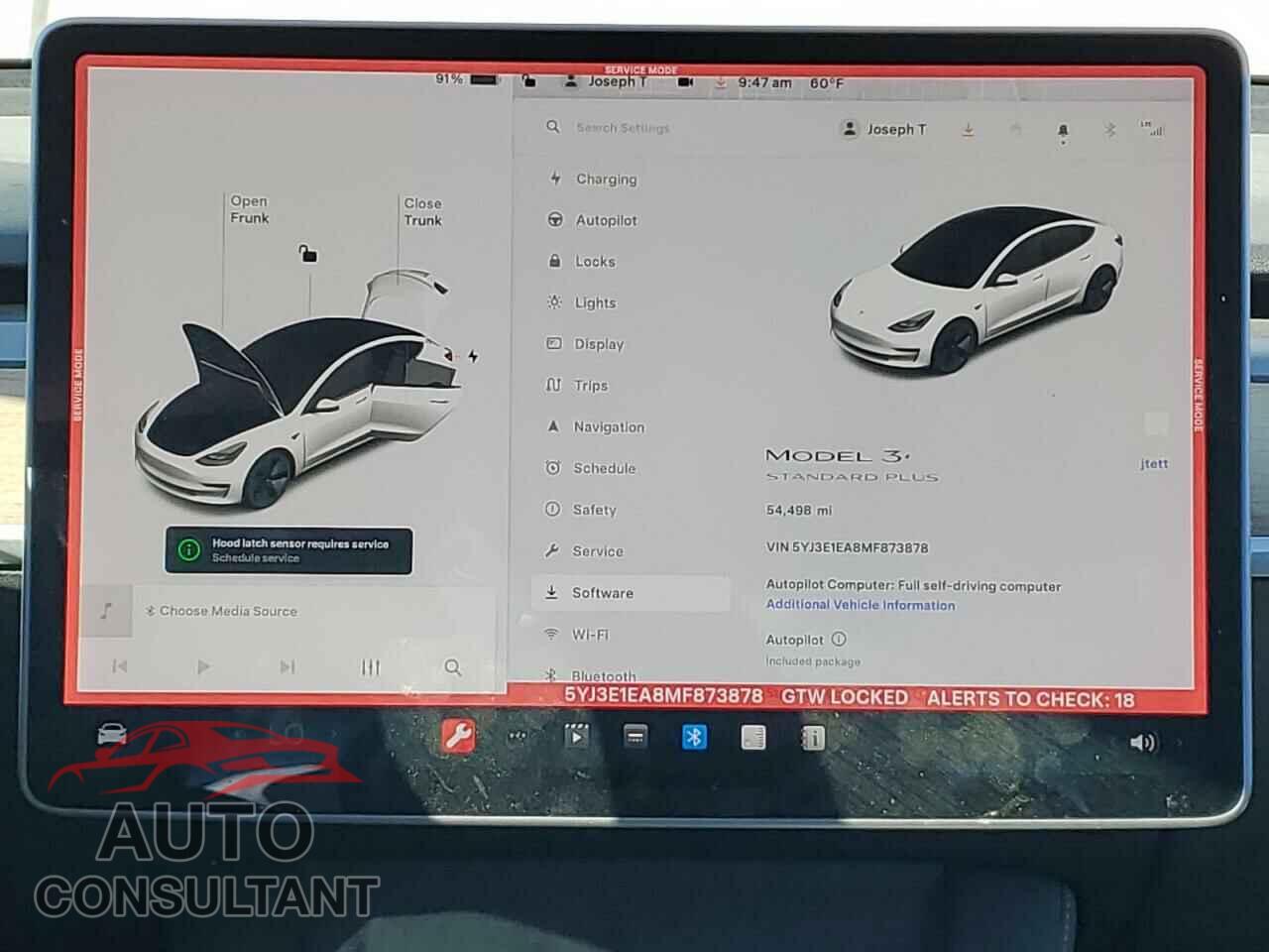 TESLA MODEL 3 2021 - 5YJ3E1EA8MF873878