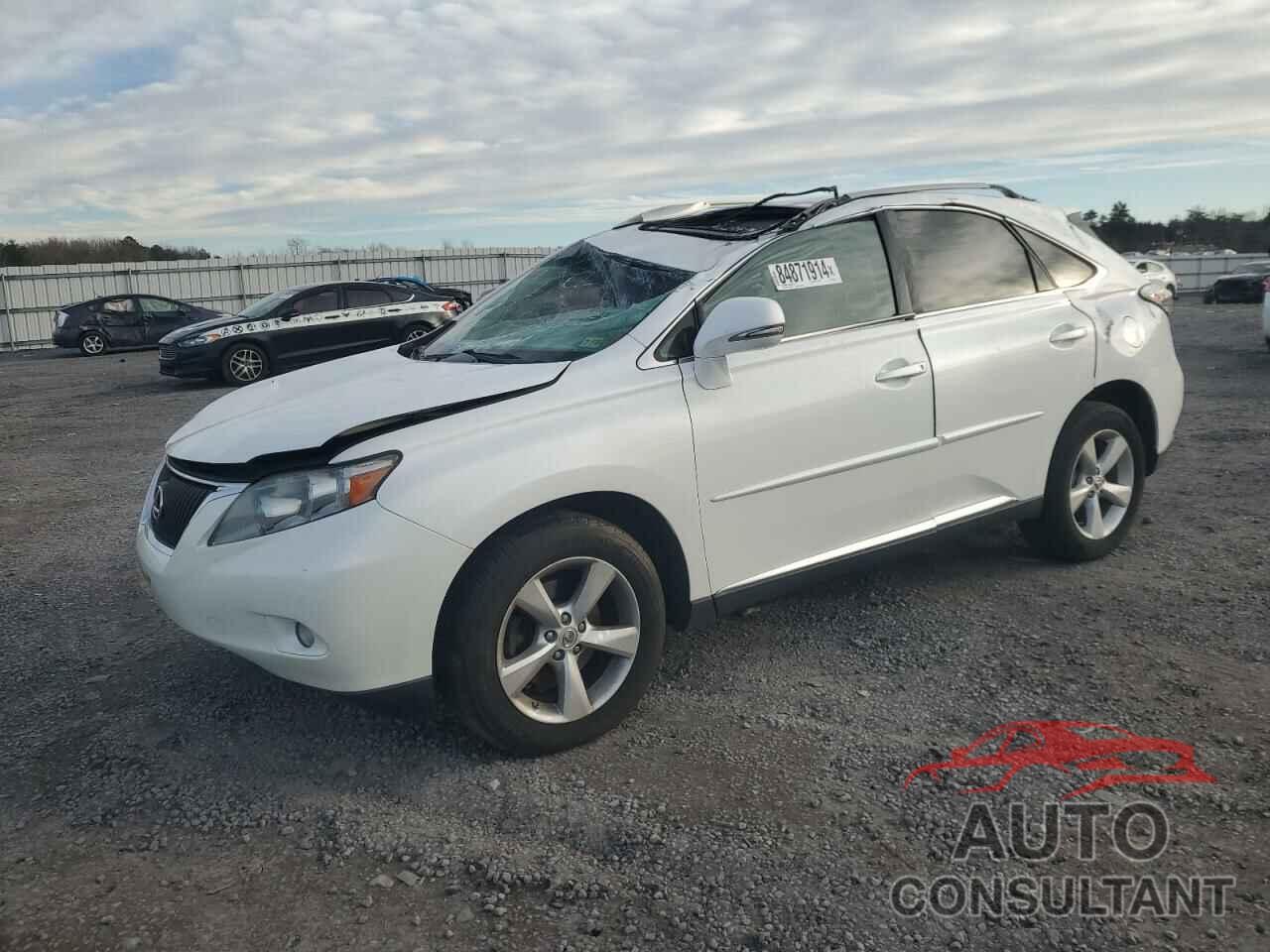 LEXUS RX350 2010 - 2T2BK1BA7AC074355