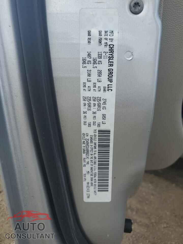 DODGE CARAVAN 2011 - 2D4RN5DG4BR662141