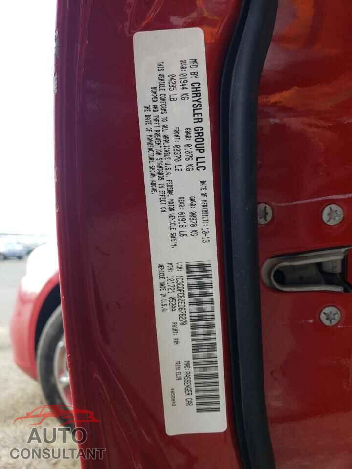 DODGE DART 2014 - 1C3CDFCB0ED678270