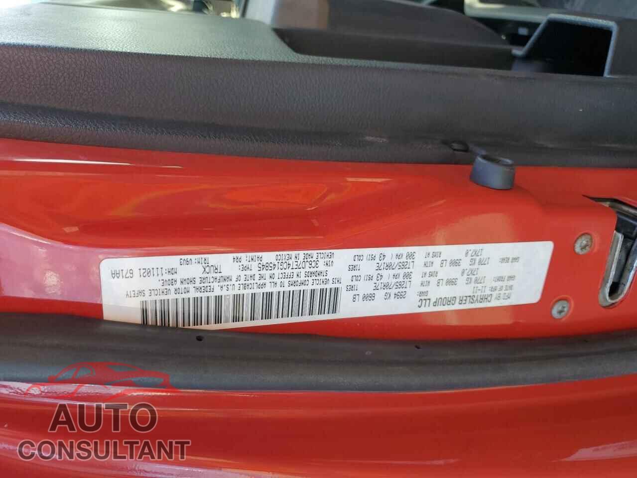 DODGE RAM 1500 2012 - 3C6JD7ET4CG145845