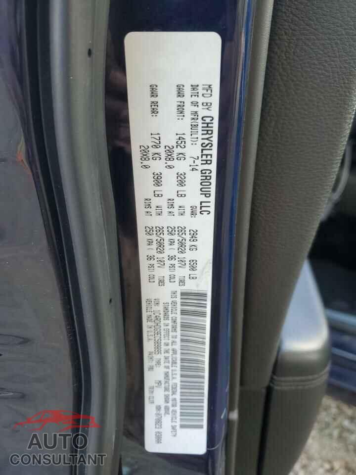 DODGE DURANGO 2014 - 1C4RDHDG9EC589895