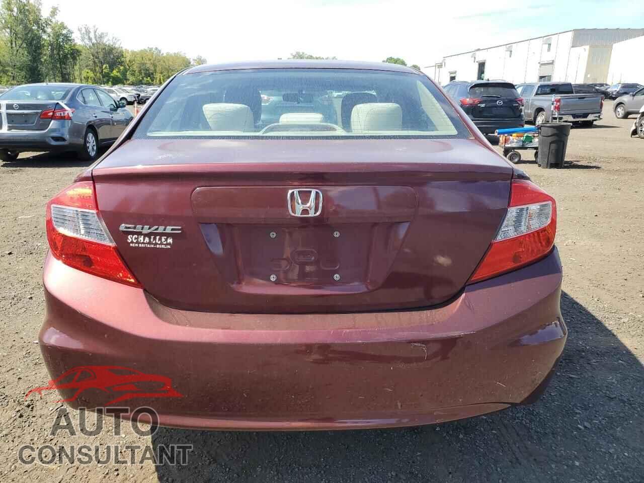 HONDA CIVIC 2012 - 2HGFB2F8XCH608073