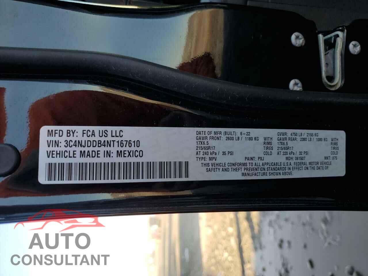 JEEP COMPASS 2022 - 3C4NJDDB4NT167610