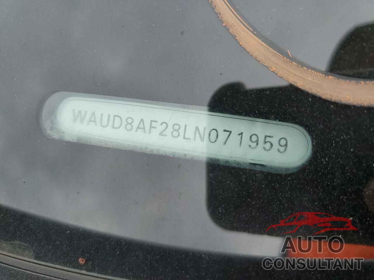 AUDI A6 2020 - WAUD8AF28LN071959