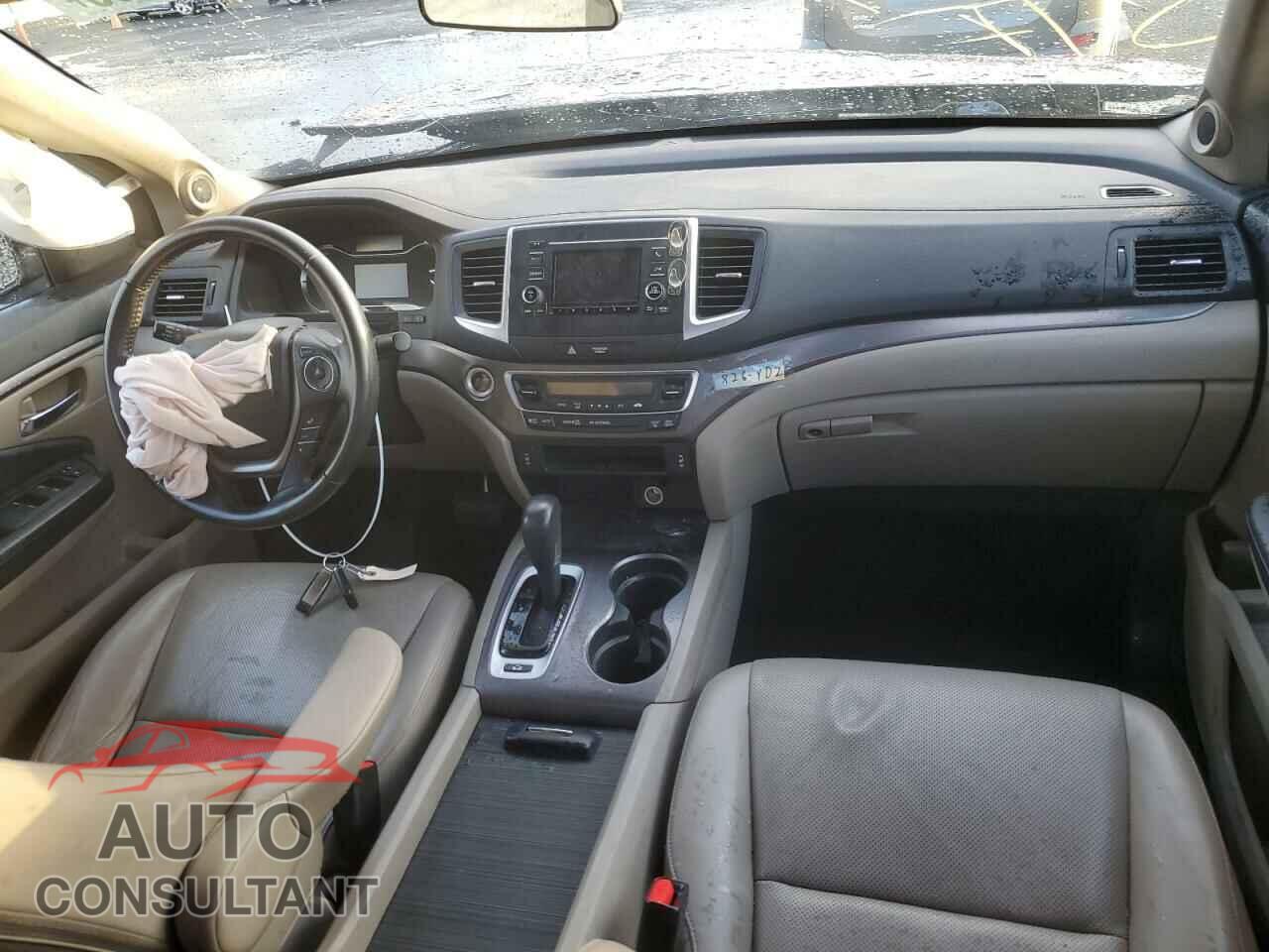 HONDA RIDGELINE 2017 - 5FPYK3F59HB034525