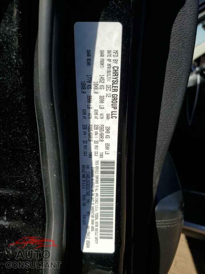 DODGE DURANGO 2013 - 1C4RDJDG3DC617681