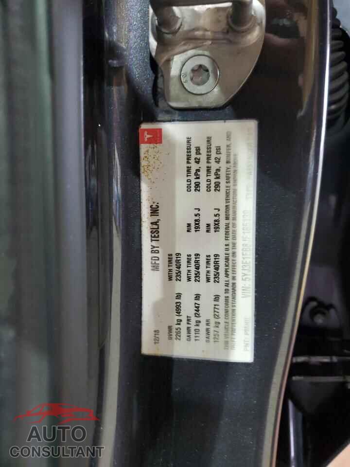 TESLA MODEL 3 2018 - 5YJ3E1EB8JF185139