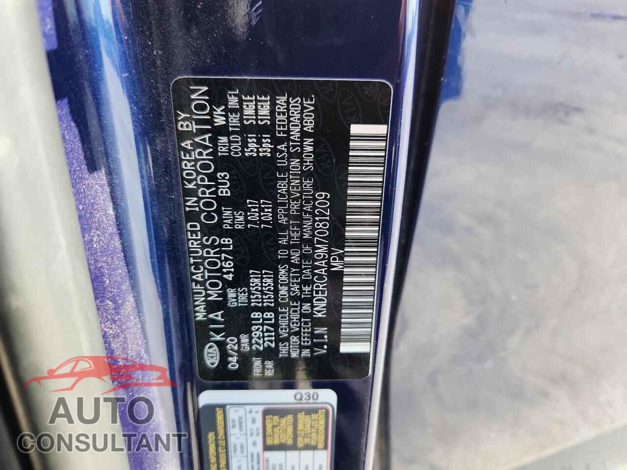 KIA SELTOS 2021 - KNDERCAA9M7081209