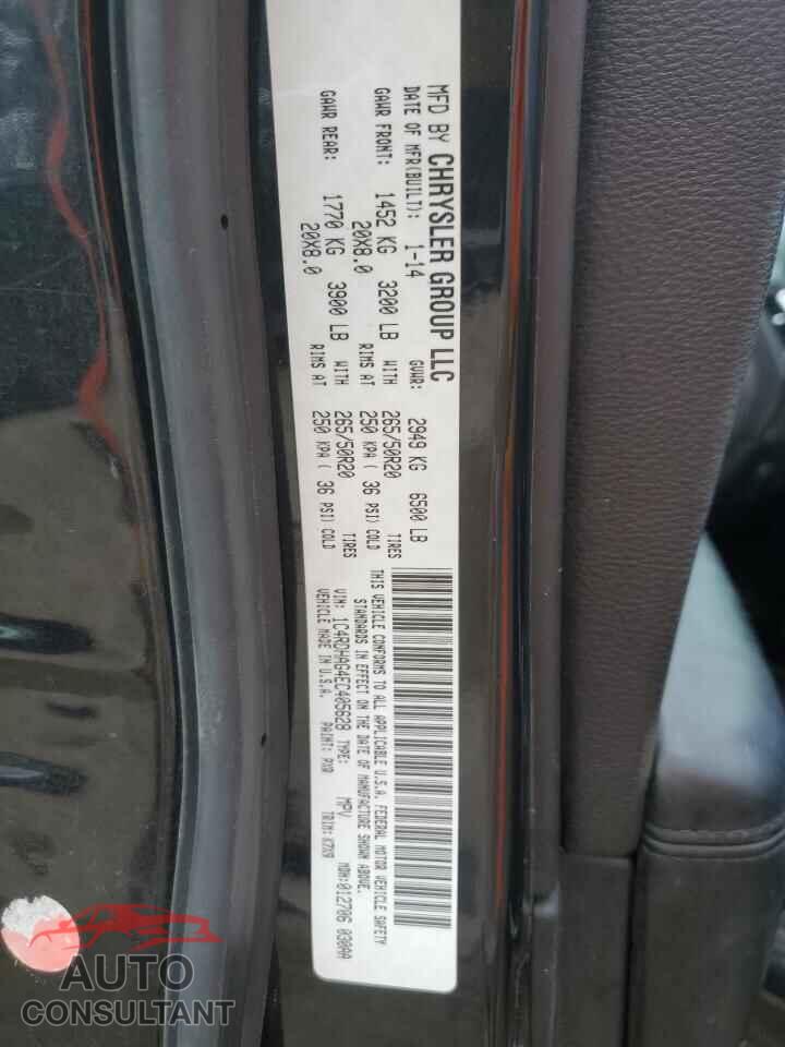 DODGE DURANGO 2014 - 1C4RDHAG4EC405628