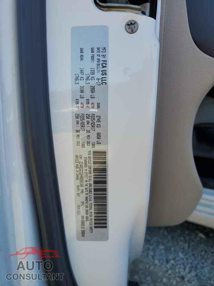 DODGE CARAVAN 2017 - 2C4RDGCG3HR859100