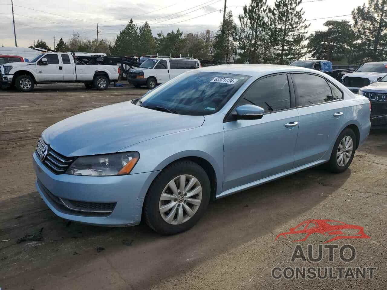 VOLKSWAGEN PASSAT 2013 - 1VWAP7A31DC049386