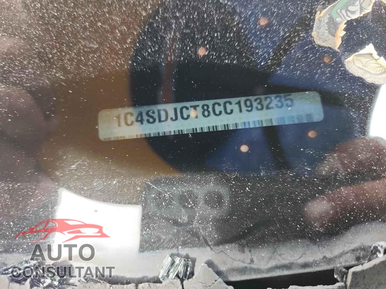 DODGE DURANGO 2012 - 1C4SDJCT8CC193235