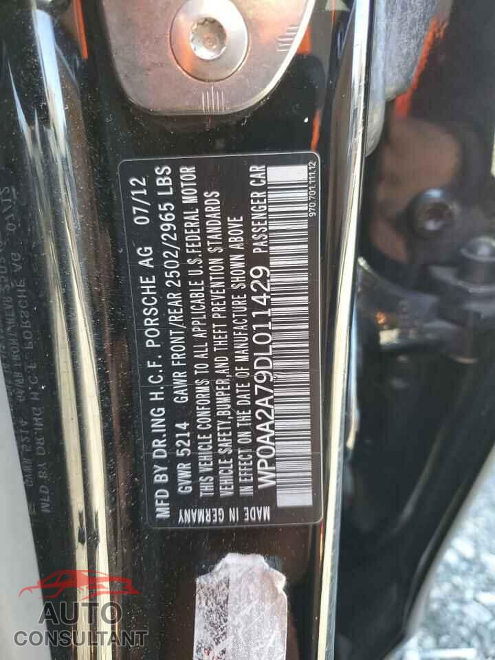 PORSCHE PANAMERA 2013 - WP0AA2A79DL011429