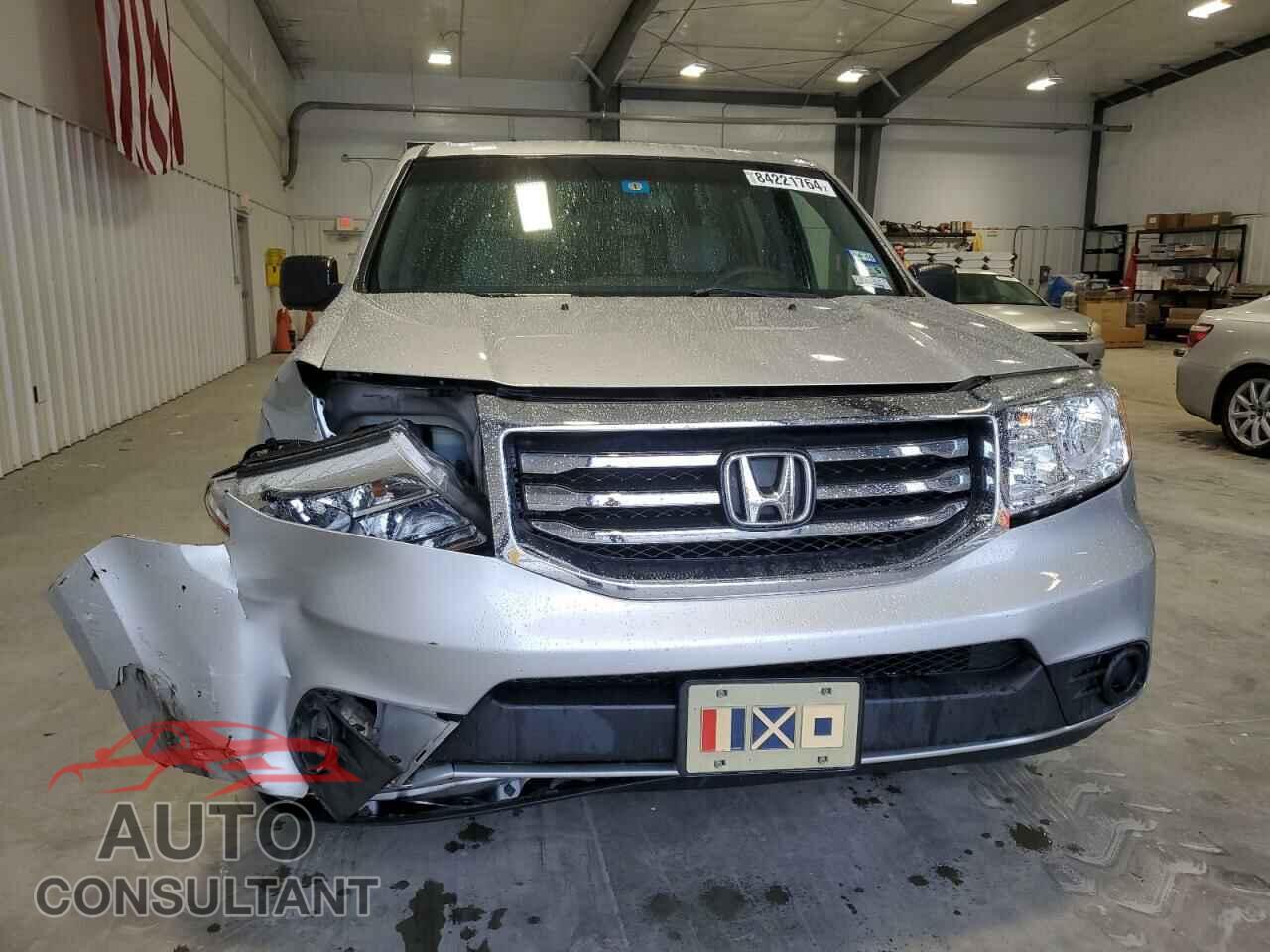 HONDA PILOT 2012 - 5FNYF3H25CB026964