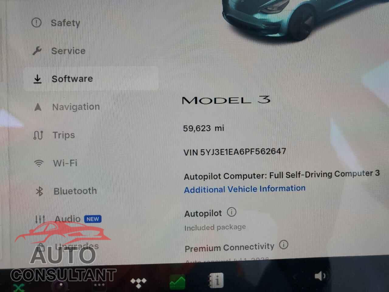 TESLA MODEL 3 2023 - 5YJ3E1EA6PF562647