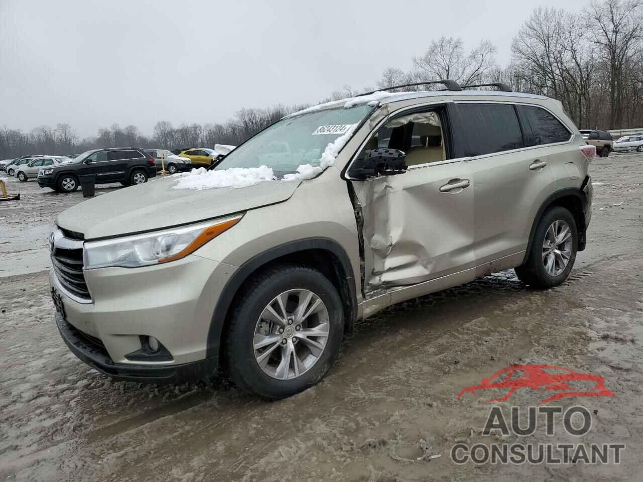 TOYOTA HIGHLANDER 2015 - 5TDJKRFH2FS168647