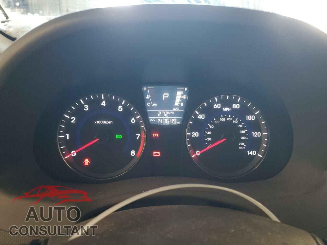 HYUNDAI ACCENT 2012 - KMHCU4AEXCU196430