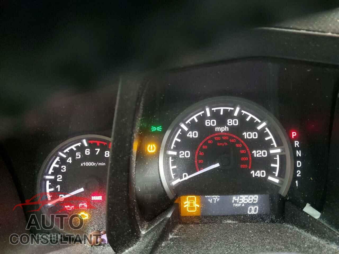 HONDA RIDGELINE 2010 - 5FPYK1F57AB007737