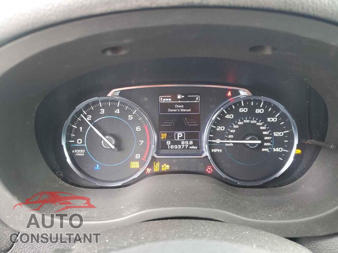 SUBARU FORESTER 2018 - JF2SJARCXJH452339