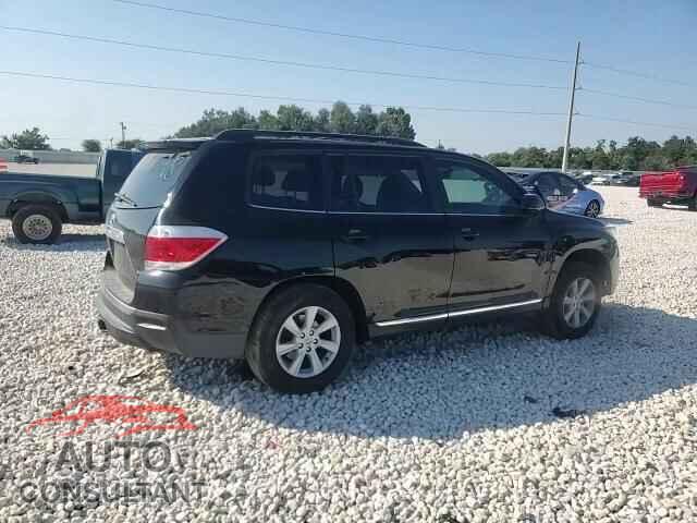 TOYOTA HIGHLANDER 2013 - 5TDBK3EH8DS216538