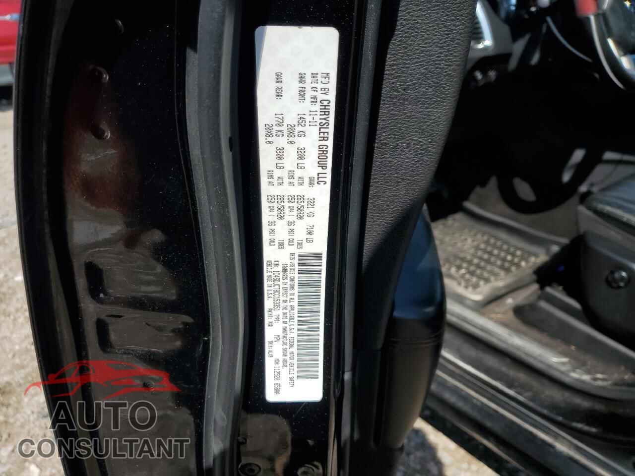 DODGE DURANGO 2012 - 1C4SDJCT8CC153351