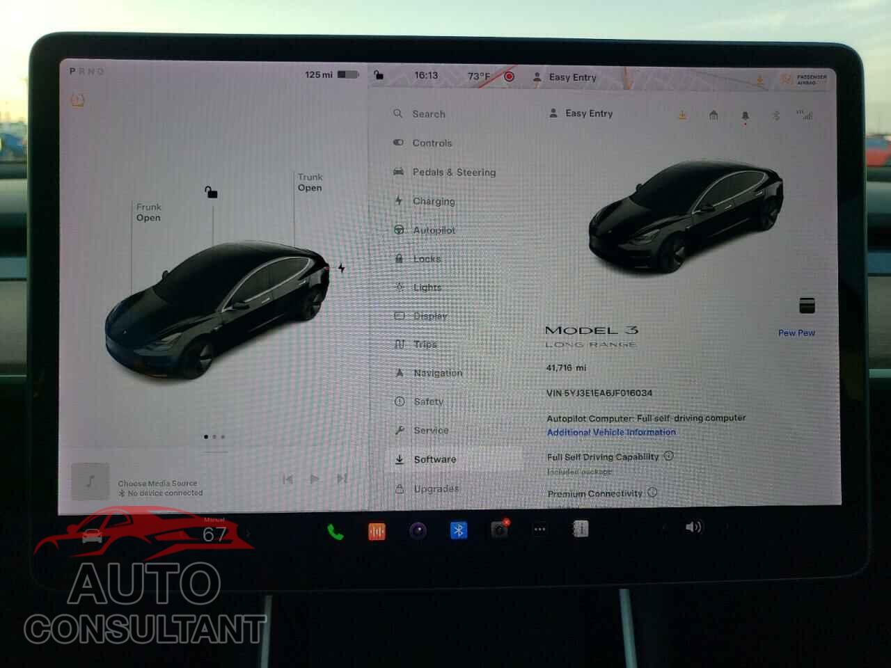 TESLA MODEL 3 2018 - 5YJ3E1EA6JF016034
