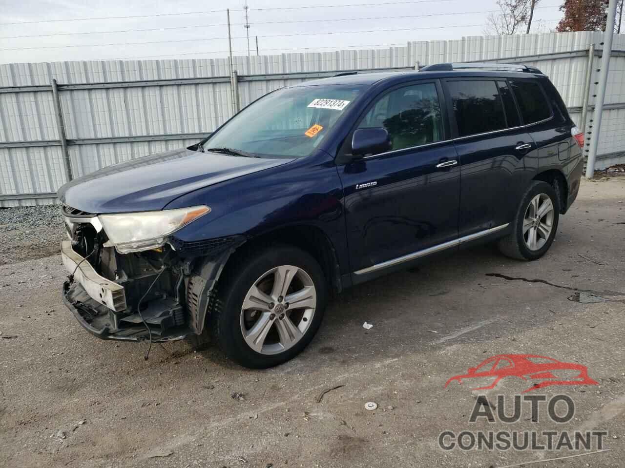 TOYOTA HIGHLANDER 2013 - 5TDDK3EH1DS247185
