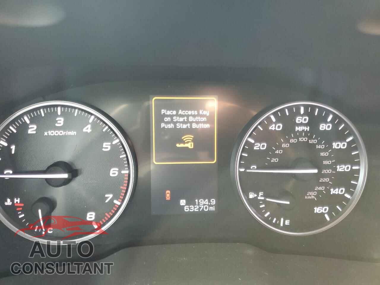 SUBARU OUTBACK 2020 - 4S4BTGKD7L3187020