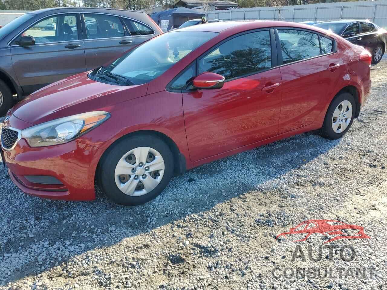 KIA FORTE 2016 - KNAFX4A64G5500902