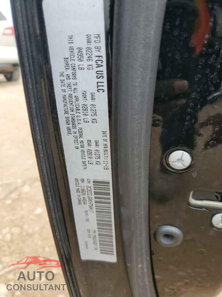 DODGE CHALLENGER 2019 - 2C3CDZJG0KH750017