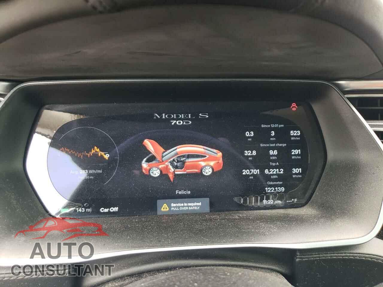 TESLA MODEL S 2016 - 5YJSA1E29GF123880