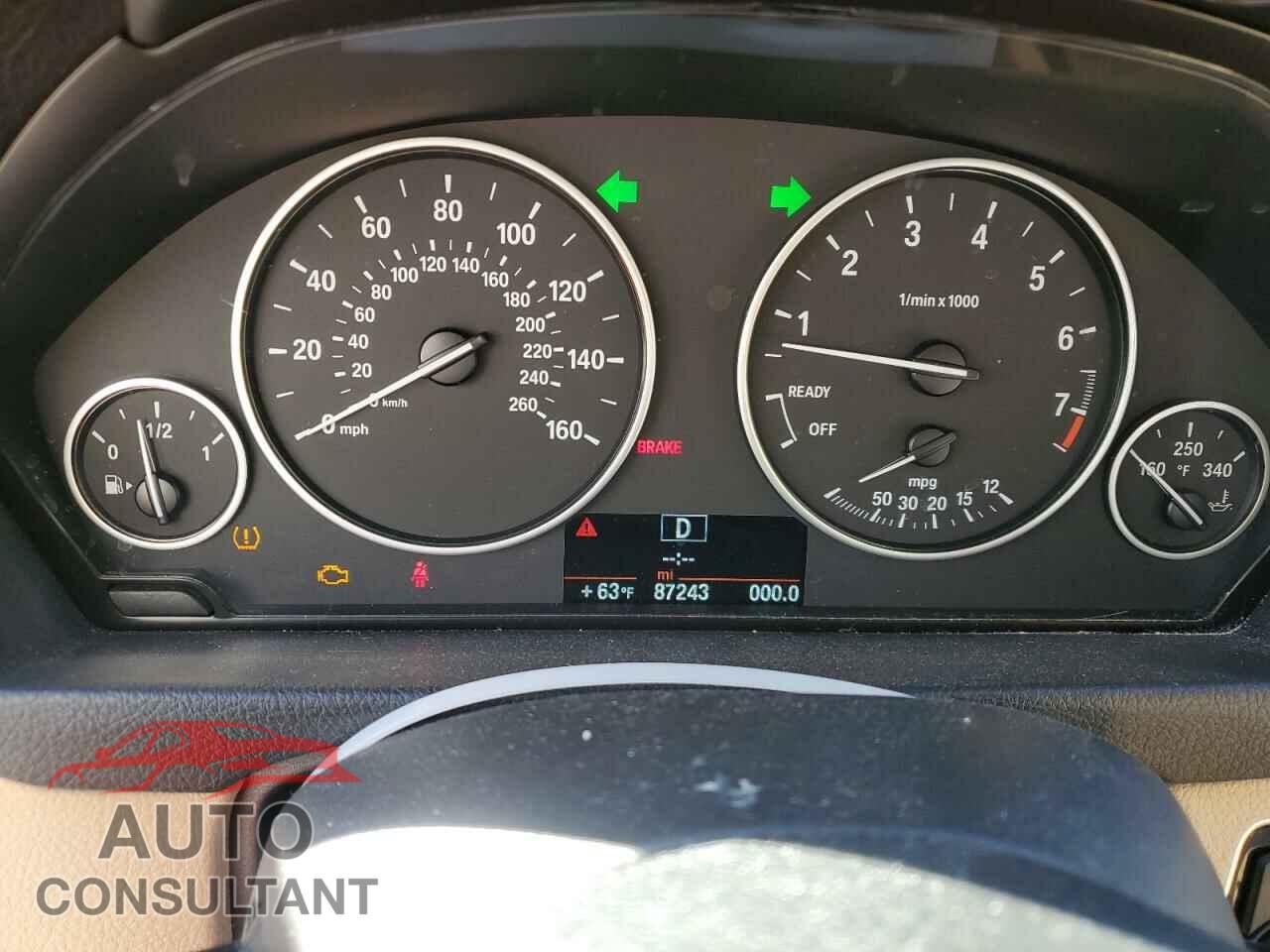 BMW 3 SERIES 2014 - WBA3A5C52EJ465084