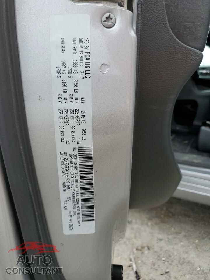 DODGE CARAVAN 2017 - 2C4RDGEG4HR737326