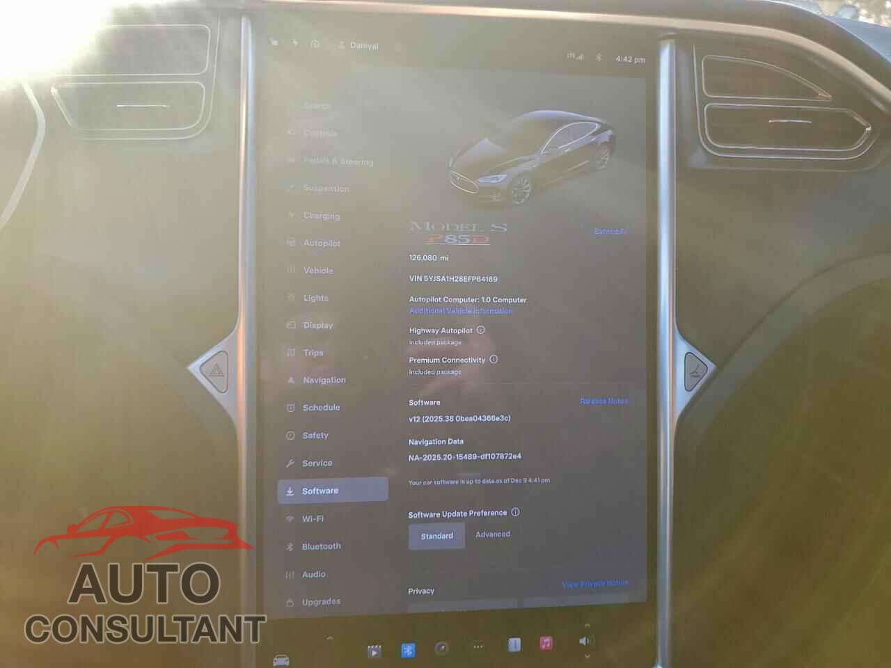 TESLA MODEL S 2014 - 5YJSA1H28EFP64169